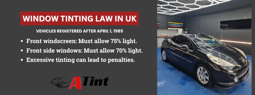 Understanding WWindow Tinting Laws in uk Vehicles Registered after April 1, 1985